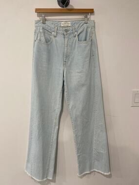 SLVRLAKE Grace Twisted Seam Jeans Blue Size 27